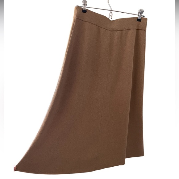 Tan Midi Skirt - Picture 2 of 8